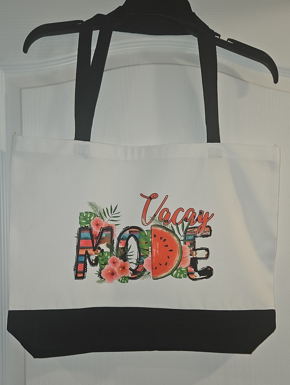 Canvas Large Tote Bag Vacay Mode New